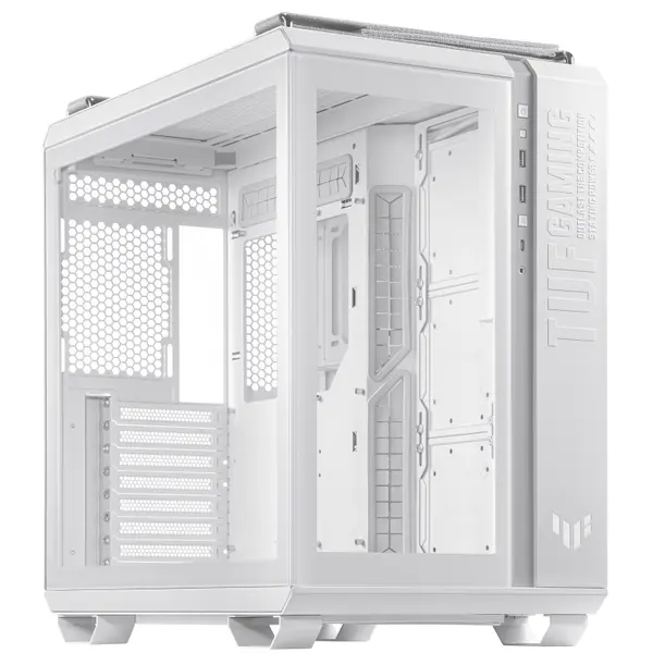 Кутия ASUS TUF Gaming GT502 WHITE EDITION, Mid-Tower - ASUS-CASE-GT502-TUF-W
