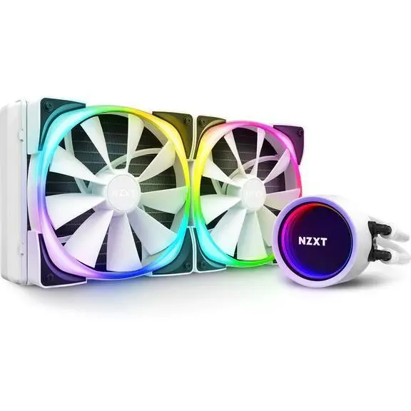 Охладител за процесор NZXT Kraken X63 RGB (280mm),  AMD/Intel, Бял - NZXT-FAN-RL-KRX63-RW