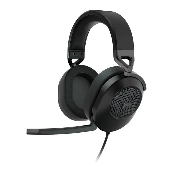 Геймърски слушалки с микрофон Corsair HS65 Carbon - Black - CA-9011270-EU