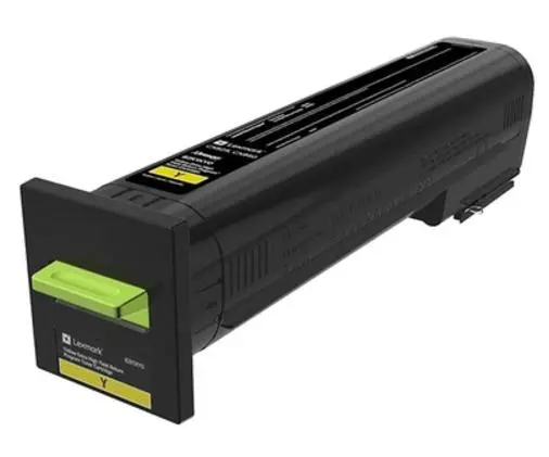 Lexmark 82K2XY0 CX825, 860 Yellow Return Programme 22K Toner Cartridge - 82K2XY0