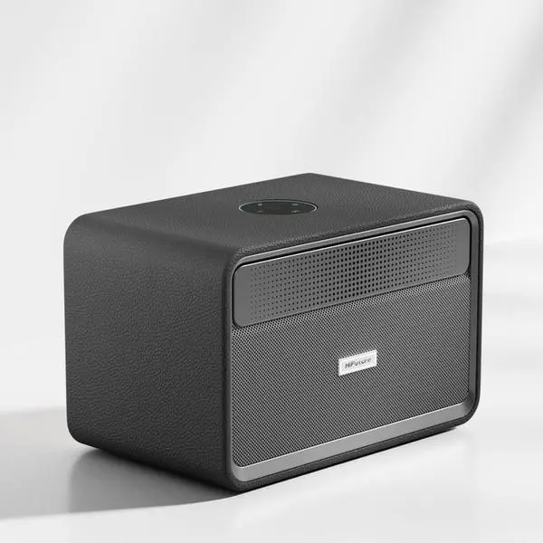 HiFuture Passion X Black, 100W Output (Max.Power), Built-in Powerful DSP with DynaBoost Technology, Crafted Wood Cabin, Wireless 5.4, Two-Way Full Range Speaker System, Built-in 8000mAh High-Performance Battery System, Pair to Stereo Sound System(TWS