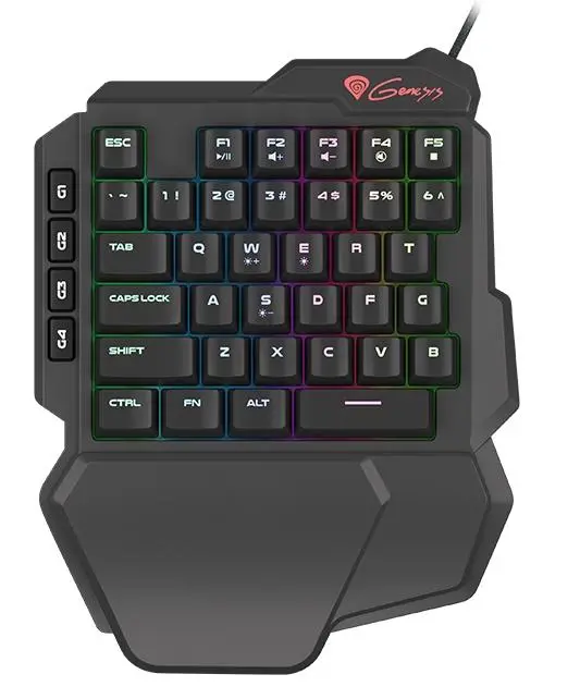 Впечатления от клавиатурата Genesis Gaming Keyboard Thor 100 Keypad Rgb Backlight - NKG-1319