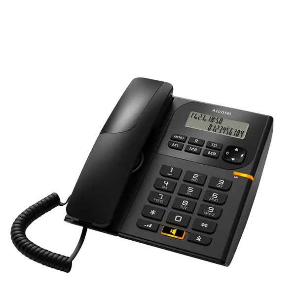 Стационарен телефон Alcatel T58 - черен