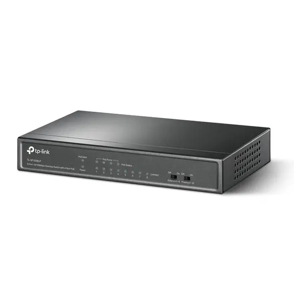 8-портов Desktop комутатор TP-Link TL-SF1008LP с 4-PoE порта (v)