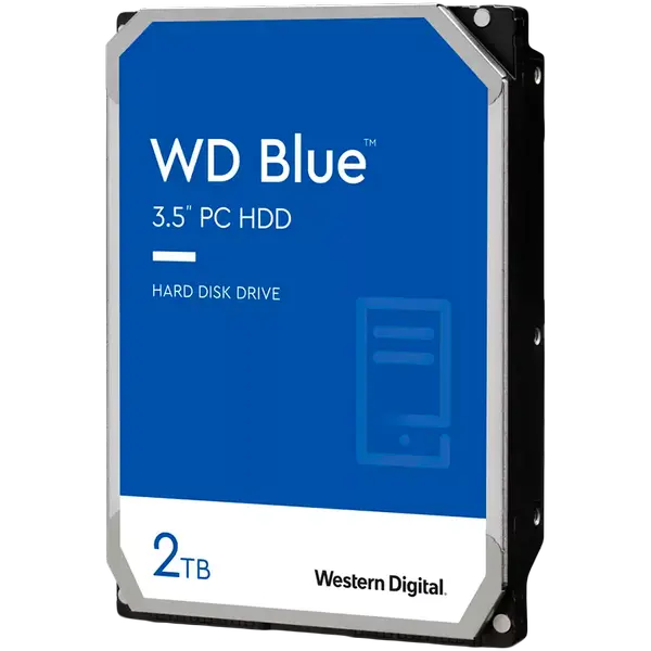 Хард диск WD Blue, 2TB, 7200rpm, 256MB, SATA 3