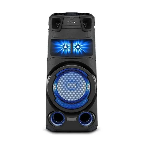Тонколона Sony MHC-V73D Party, 2.0, Bluetooth, FM/DAB/RDS, CD/DVD, 3.5mm жак, NFC, черна