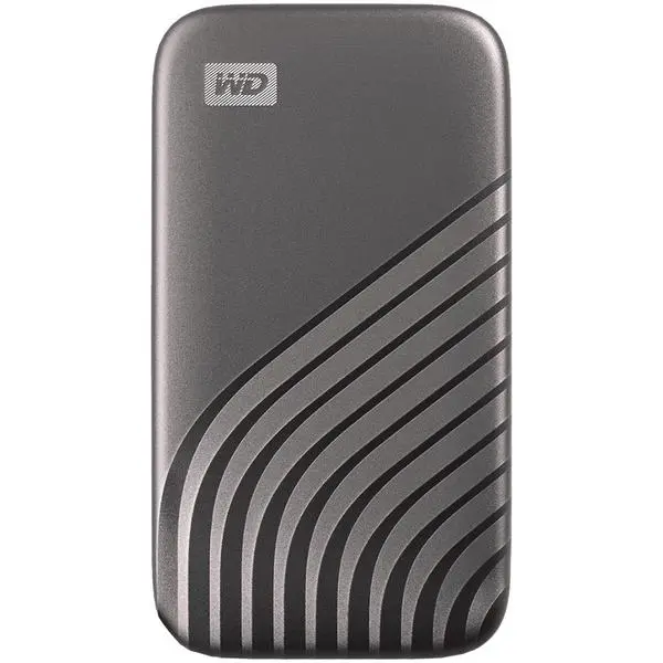 WD 1TB My Passport SSD - Portable SSD, up to 1050MB/s Read and 1000MB/s Write Speeds, USB 3.2 Gen 2 - Space Gray - WDBAGF0010BGY-WESN