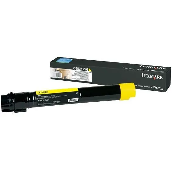 Lexmark C950X2YG C950 Yellow 22K Toner Cartridge - C950X2YG