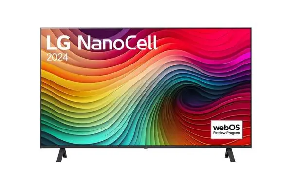 LG  43" 4K HDR Smart Nano Cell TV, 3840x2160, DVB-T2/C/S2, AI Alpha 5 Gen7, HDR 10 PRO, webOS 24, ThinQ AI - 43NANO81T3A