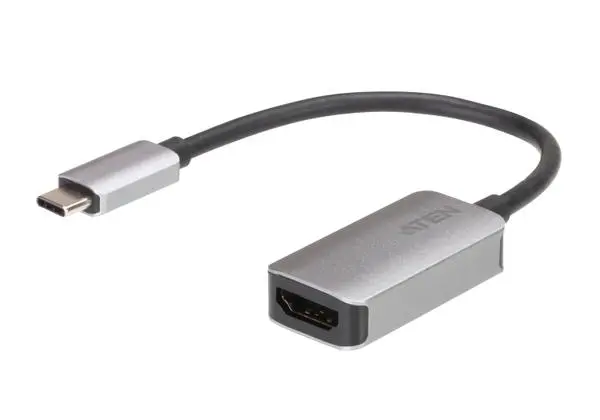Адаптер ATEN UC3008A1, USB-C мъжко - HDMI женско, 4K, Черен - ATEN-UC3008A1-AT