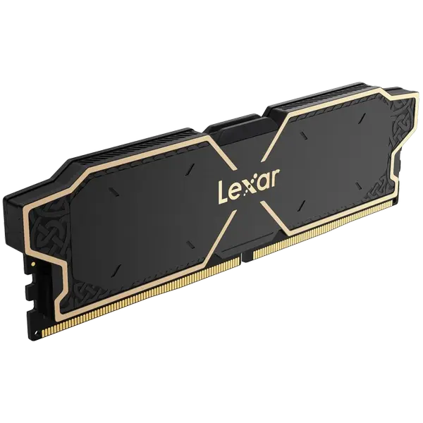 Lexar 8GB THOR DDR5 6000 CL38 1.3V Memory with heatsink, Dual pack, Black Color - LD5U08G60C38LG-RGD