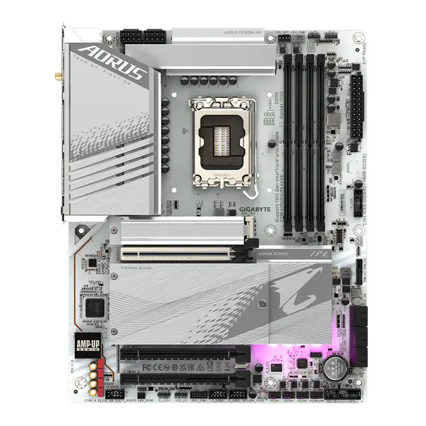 GIGABYTE Z790 AORUS ELITE AX ICE LGA 1700, PCIe 5.0, ATX, Wi-Fi 6E, RGB Fusion, DDR5 - Z790 A ELITE AX ICE