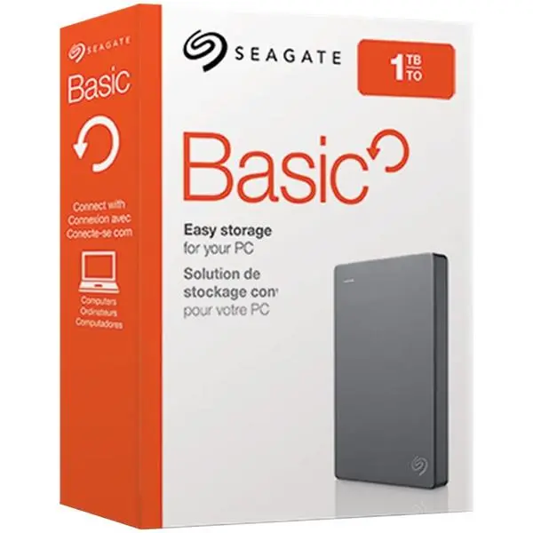 Външен хард диск Seagate Basic, 2.5", 1TB