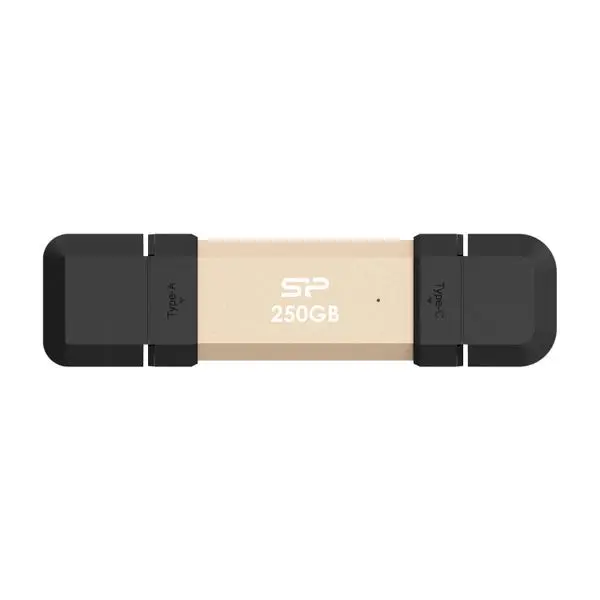 Външен SSD Silicon Power DS72 Gold - 250GB - SP250GBUC3S72VPG