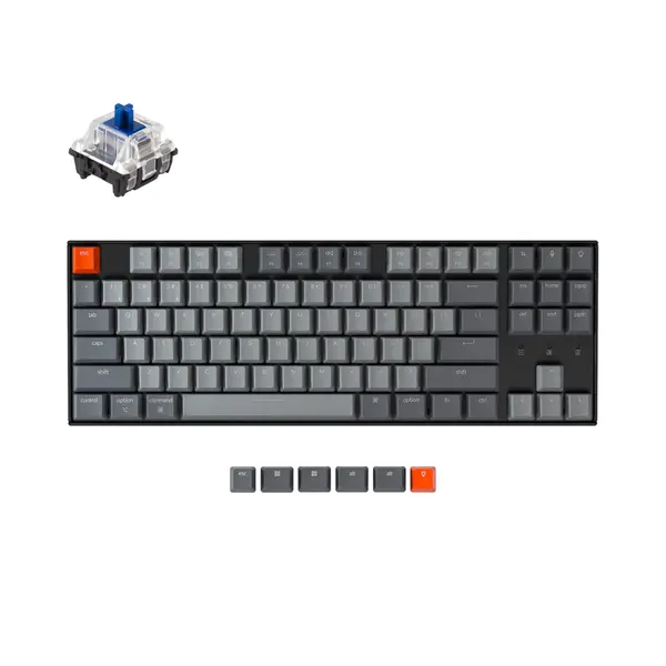 Keychron K8 TKL: Геймърска механична клавиатура, която впечатлява