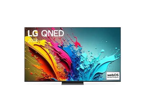 LG  75" 4K QNED HDR Smart TV, 3840x2160, DVB-T2/C/S2, Alpha 8 AI 4K Gen7, 120Hz, HDR 10 PRO, webOS 24 ThinQ - 75QNED86T3A