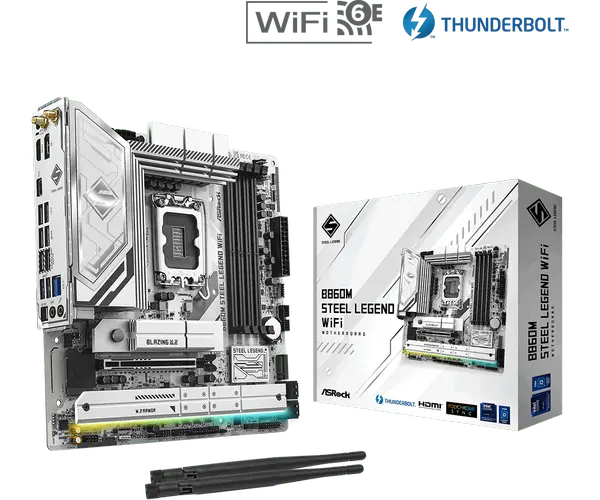 Дънна платка ASROCK B860M STEEL LEGEND WIFI (70770)