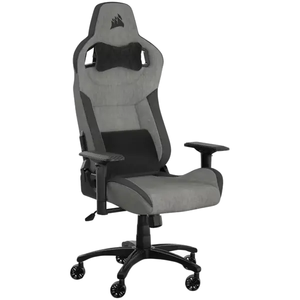 CORSAIR T3 Rush 2023 Fabric Gaming Chair - Grey and Charcoal - CF-9010056-WW