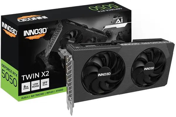 Inno3D GeForce RTX 5050 8GB GDDR7 Twin X2 - N50502-08D6-174071N