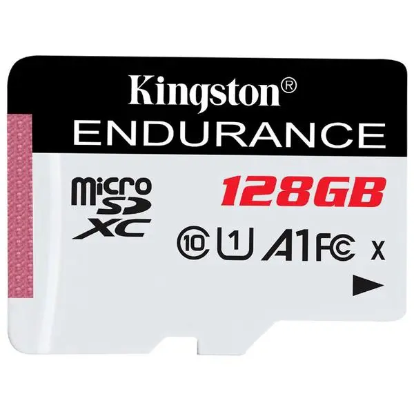 Kingston 128GB microSDXC Endurance 95R/45W C10 A1 UHS-I Card Only - SDCE/128GB