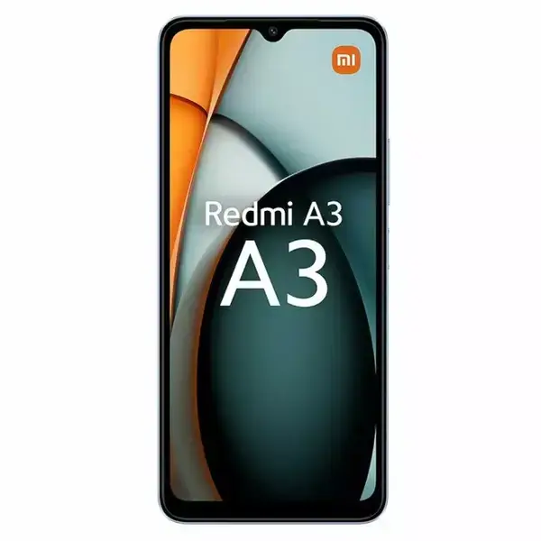 Xiaomi Redmi A3 (син), поддържа 2 SIM карти, 6.71" (17.04cm) IPS LCD, осемядрен Mediatek Helio G36 2.2GHz, 4GB RAM, 128GB Flash памет (+microSD слот), 8 + 5 Мpix камери, Android, 193g, MZB0GLGEU