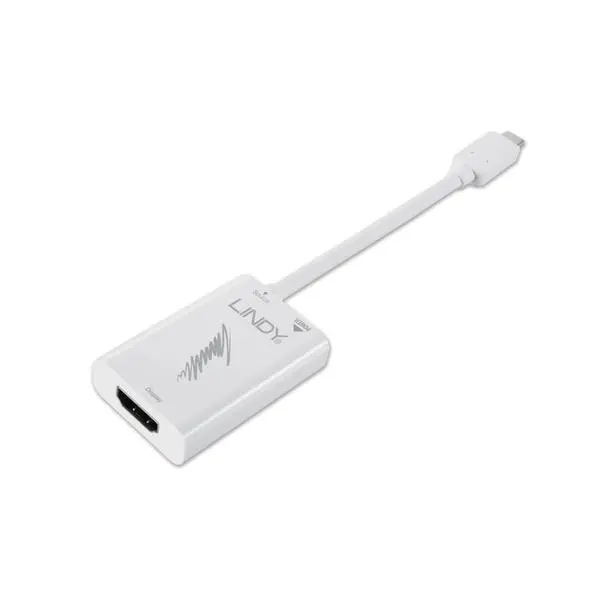 LINDY Конвертор от USB 3.1 Type-C към HDMI, 4K60, Power Delivery - LNY-43178