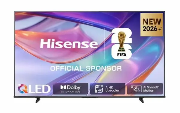 Hisense 43" E7S, 4K Ultra HD 3840x2160, QLED, Quantum Dot, HDR 10+, HLG, Dolby Vision, Light Sensor, Smart TV - 43E7S