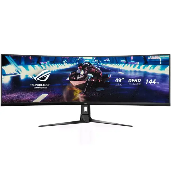 ASUS ROG Strix XG49VQ, Gaming Монитор, 49", Curved, UWFHD, AMD Free-Sync 2, 144Hz - XG49VQ-90LM04H0-B01170