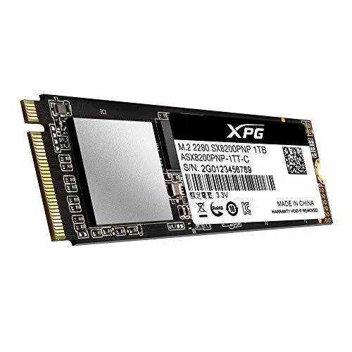 ADATA SSD 1TB INT M2_PCI-E_GEN3 2280 NVMe - ASX8200PNP-1TT-C