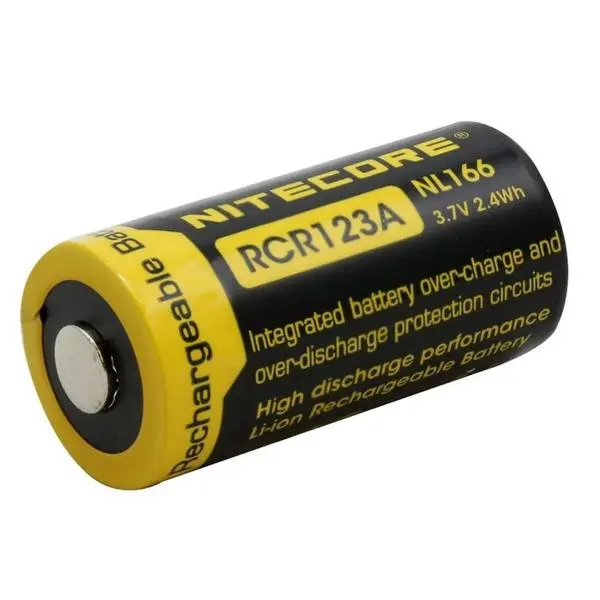 Батерия литиева Nitecore, CR123, 3V 650mAh, 1 брой