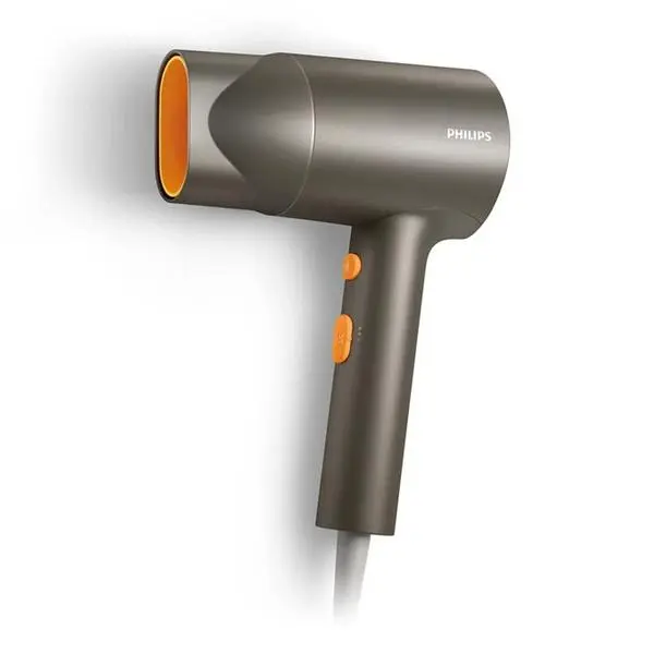 Сешоар Philips BHD321/00, 1600W, 2 степени на скорост, 2 температури, йонна грижа, сив