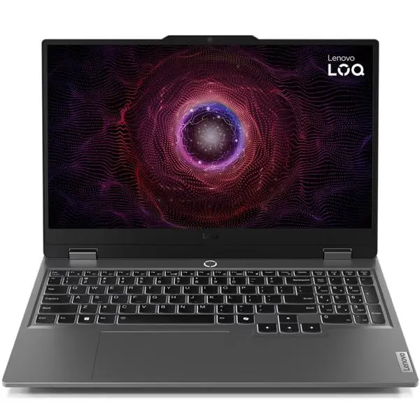 Лаптоп LENOVO LOQ 15ARP9 / 83JC0027BM,  15.6",  AMD Ryzen™ 7 7435HS (8C / 16T, 3.1 / 4.5GHz, 4MB L2 / 16MB L3), RAM 24GB, SSD 512GB