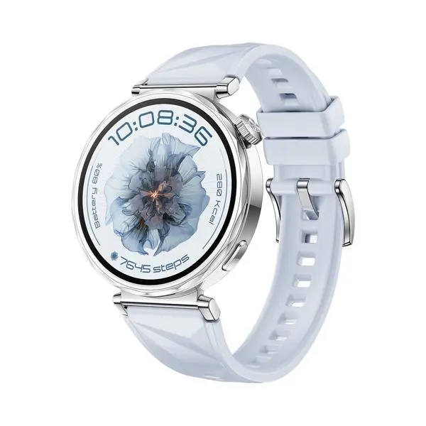 Huawei Watch GT5 Jana-B19FC, 1.32", Amoled 466x466 PPI 352, , BT5.2 BLE/BR/EDR, 5ATM, 524mAh, Screenshot sharing, support message input, message notifications, Battery life up to 7 days,Compatible with iOS and Android devices, Blue Fluoroelastomer - 