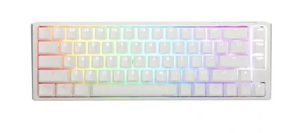 ## Ducky One 3 Pure White SF 65% - Механична клавиатура за геймъри