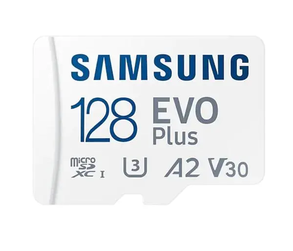 Samsung 128GB micro SD Card EVO Plus with Adapter, Class10, Transfer Speed up to 160MB/s - MB-MC128SA/EU