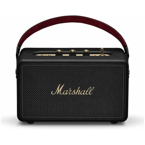 Тонколона Marshall Kilburn III, 2.1, 50W RMS (2x10W + 30W), Bluetooth, Jack 3.5mm, черна, 360° стереофоничен звук, до 50 часа време на работа, IP54 защита