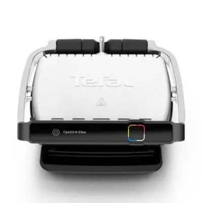 Tefal GC750D30 Optigrill Elite, 600cm2 cooking surface, automatic cooking sensor, 12 automatic programs, 4 adjustable temp., cooking level indicator, non-stick die-cast alum. Plates - GC750D30