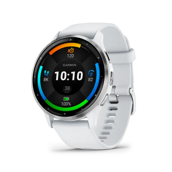 Garmin Venu 3 - Venu 3 Silver безел с Whitestone корпус и силиконова каишка - 010-02784-00