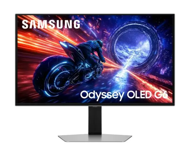 Samsung 27FG602 27" Odyssey G6 OLED 500Hz 0.03ms 2560x1440 DP HDMI Silver - - LS27FG602SUXEN