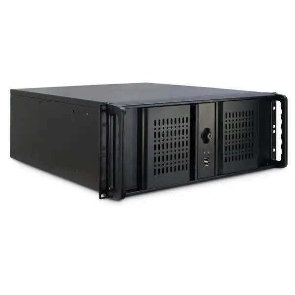 Кутия InterTech 4U-4098-S, 4U, 19", Чернa - INTER-TECH-CASE-4U-4098