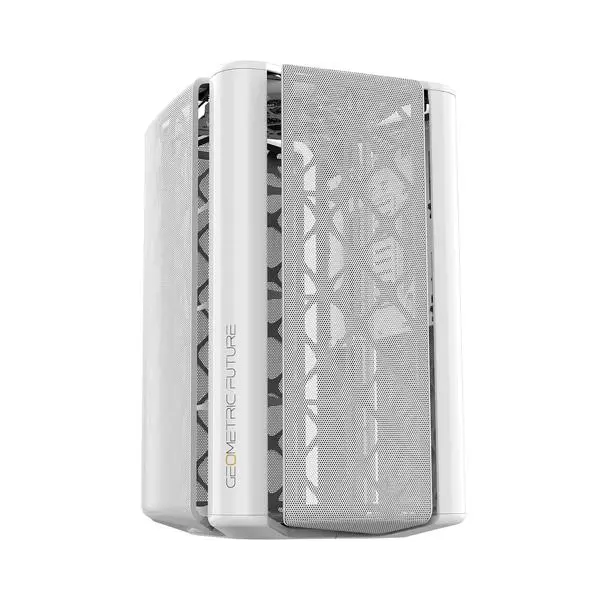 Geometric Future Geometric Future кутия Case mATX Model 2 THE ARK Mesh White - 1AM2AKWT00101