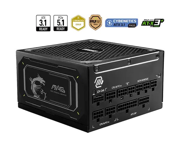 PSU MSI MAG A1000GL PCIE5 II - 306-7ZP9D11-CE0 - (72926)