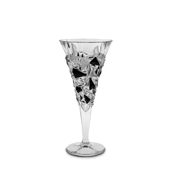 Чаша за вино Bohemia 1845 Glacier Matt Fond and Black Lister 250ml, 6 броя - 1005771