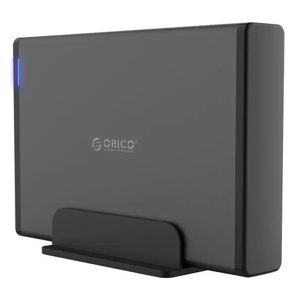 Orico Orico кутия за диск Storage Case 3.5 inch Vertical, USB3.0, Power adapter, UASP, black 7688U3-BK - 7688U3-EU-BK-BP