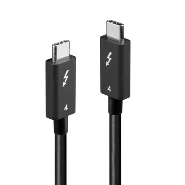LINDY Кабел Thunderbolt 4, 40Gbps, Type-C M/M, пасивен, 1.0 м - LNY-31120