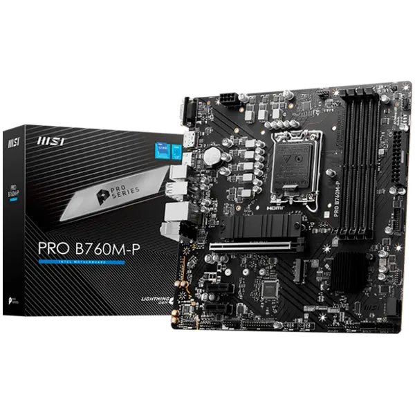 MSI PRO B760M-P: Мощна и достъпна дънна платка за геймъри и създатели на съдържание