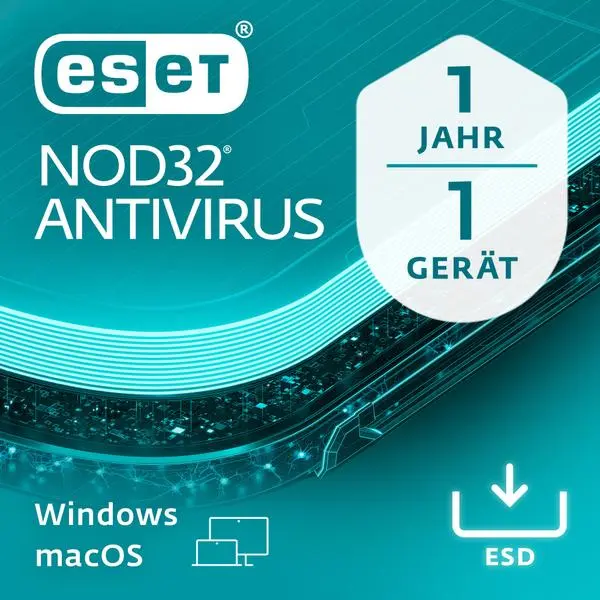ESET NOD32 Anti-Virus - 1 User, 1 Year - ESD-DownloadESD -  (К)  - EAV-N1A1-VAKT (8 дни доставкa)