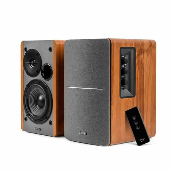 Тонколони Edifier R1280T, 2.0, 42W RMS (21W + 21W), 2x RCA, кафяви