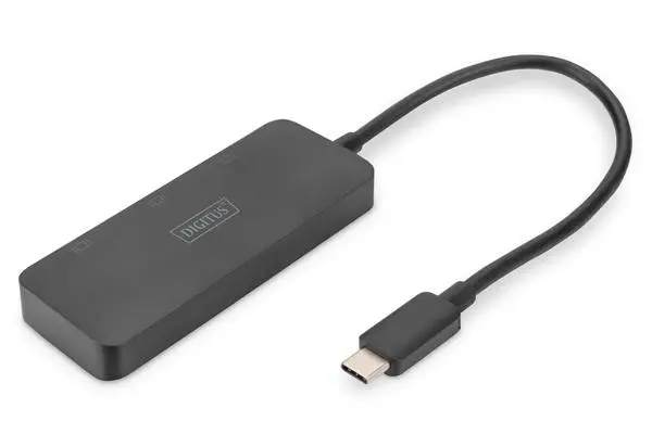 ASSMANN 3-портов MST видео хъб USB-C - 3x DisplayPort 1.4, 4K/60Hz - DS-45334