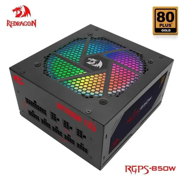 Модулно захранване Redragon RGPSG850W 850W RGB 80 Plus Gold